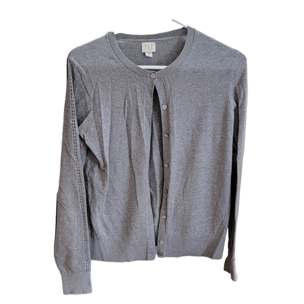 A NEW DAY Grey Cardign Sweater - Picture 2 of 7